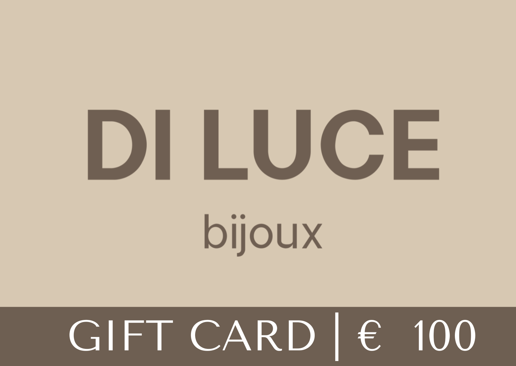 GIFT CARD € 100