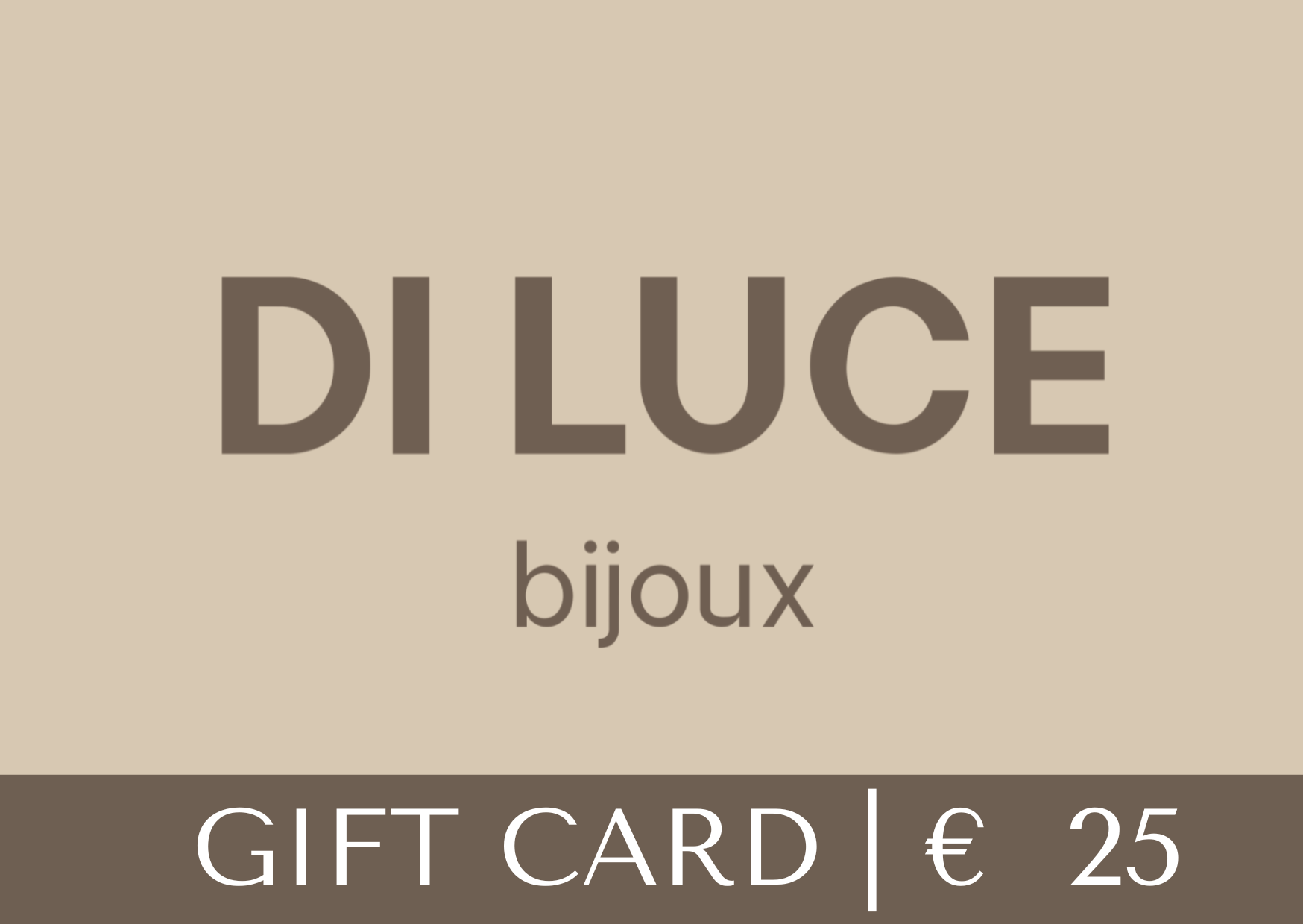 GIFT CARD € 25