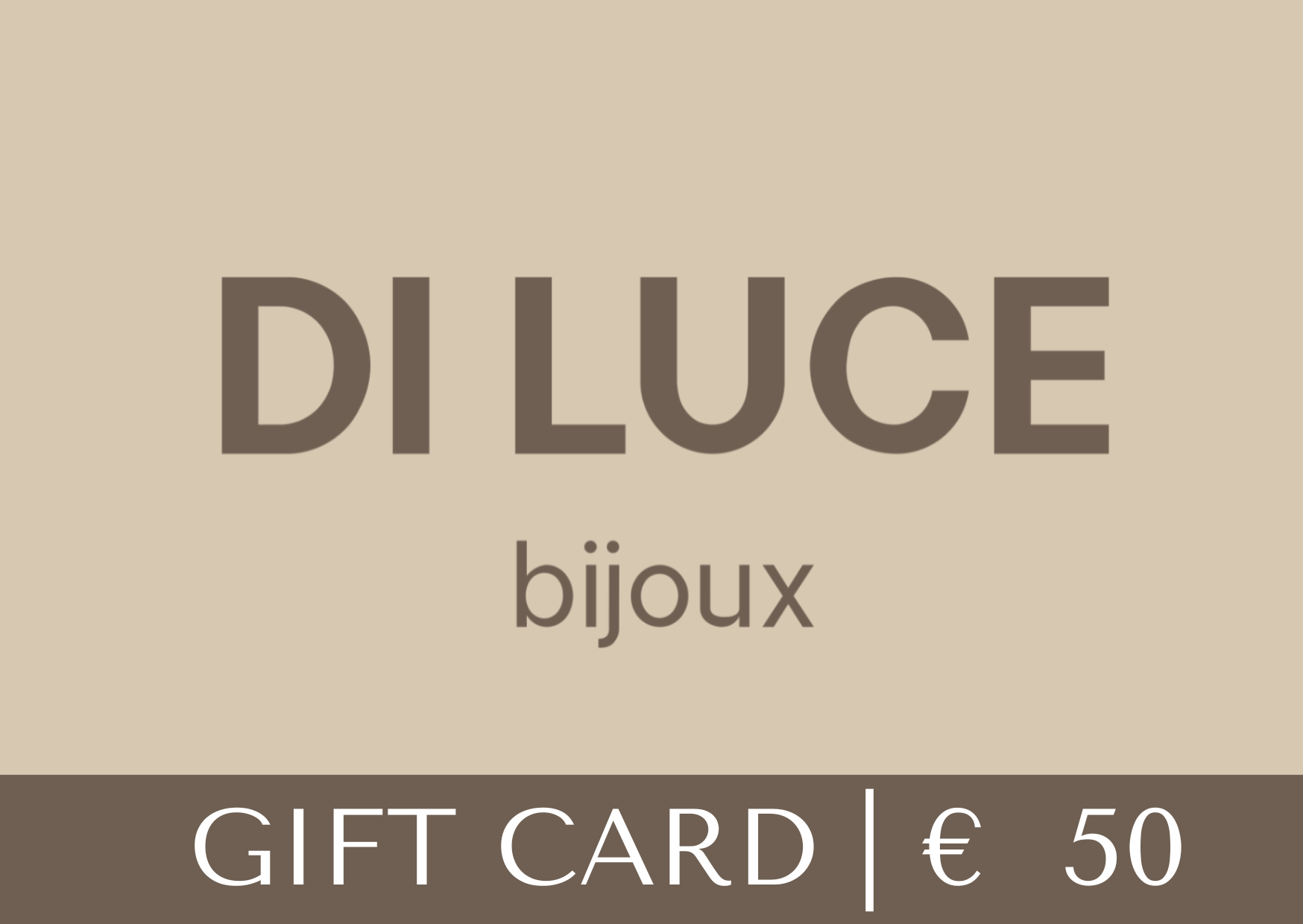 GIFT CARD € 50