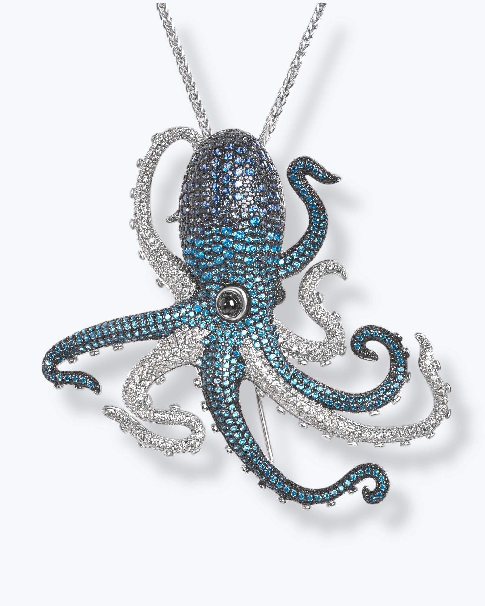 COLLANA POLIPO IN ARGENTO 925