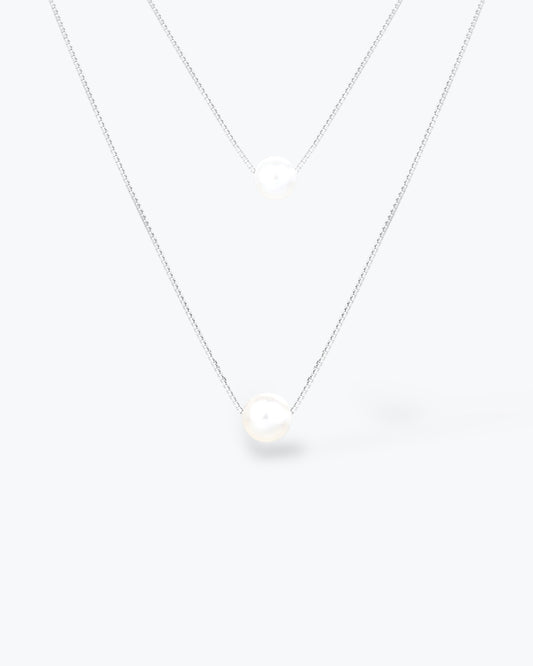 COLLANA DOUBLE PEARL