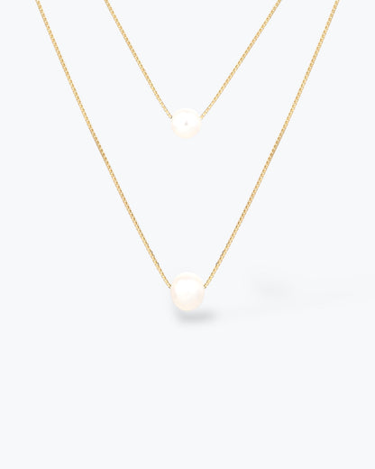 COLLANA DOUBLE PEARL