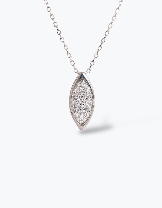 COLLANA MARQUISE IN ARGENTO 925