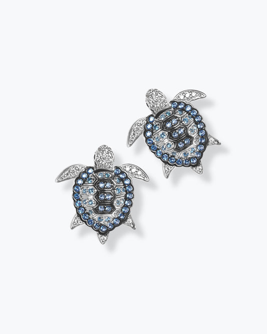 ORECCHINI TARTARUGA MARINA IN ARGENTO 925