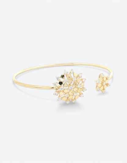 BANGLE ORO FIOCCO DI NEVE