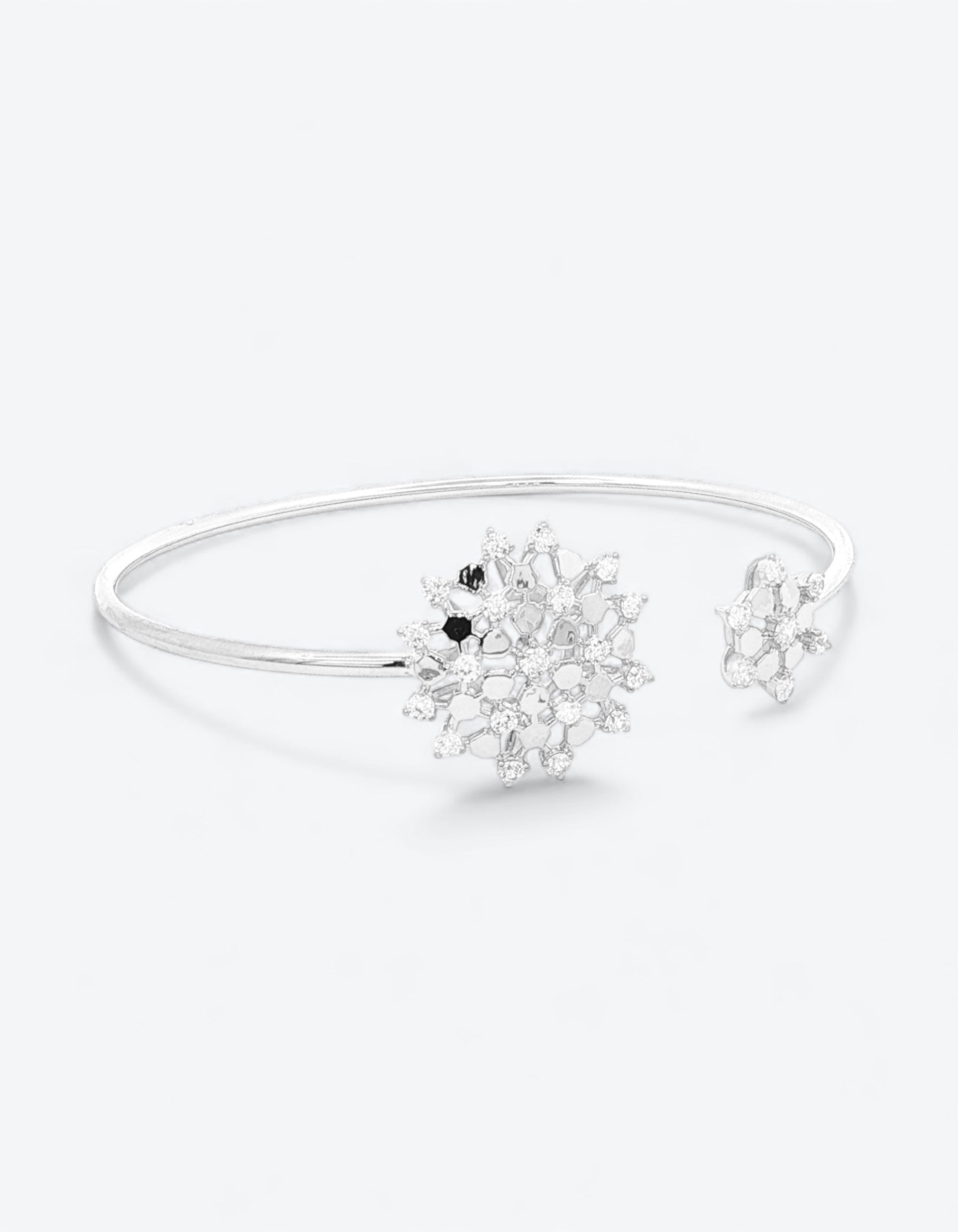 BANGLE ORO FIOCCO DI NEVE